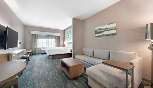 Suite, 1 cama de matrimonio grande, accesible para personas con discapacidad, bañera (with Sofabed)