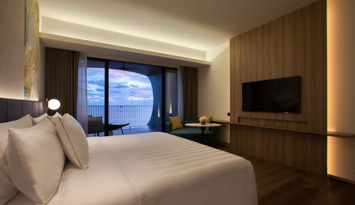 Habitación Premier, 1 cama de matrimonio grande, vistas al mar