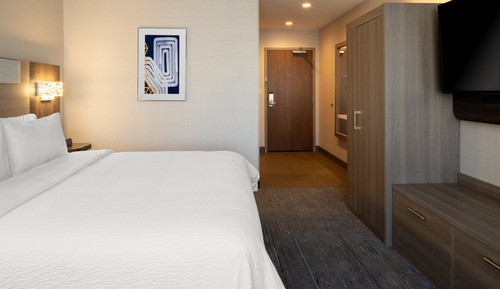 Suite, 1 cama de matrimonio grande, accesible para personas con discapacidad (Mobility Access Tub)