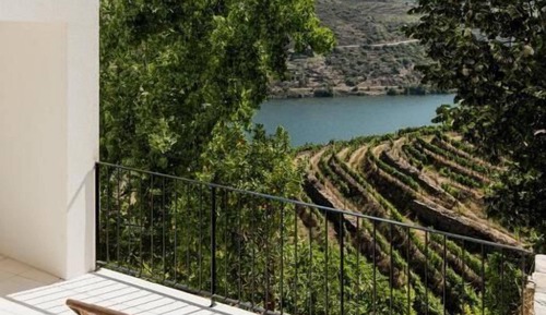 Double Deluxe with Terrace, vista parcial rio e vinhas