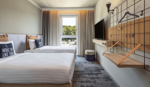 Habitación, 2 camas individuales, vistas a la ciudad