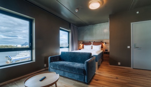 Habitación superior, 1 cama de matrimonio, vistas al mar