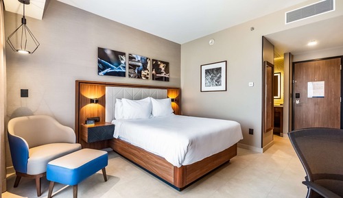 Habitación, 1 cama de matrimonio, frigorífico