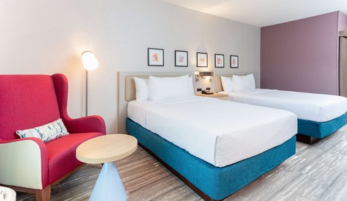 Habitación, 2 camas de matrimonio