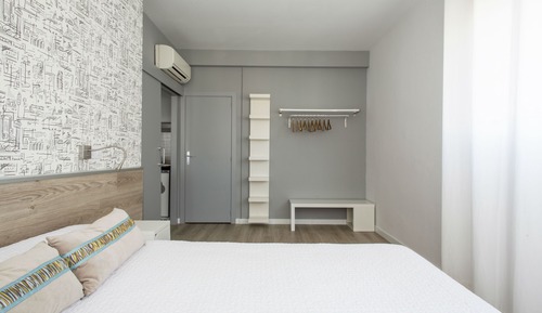 Estudio ejecutivo, 1 cama de matrimonio