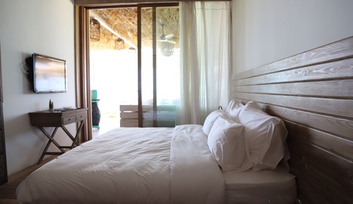 Habitación Deluxe, 1 cama de matrimonio grande, vistas a la playa