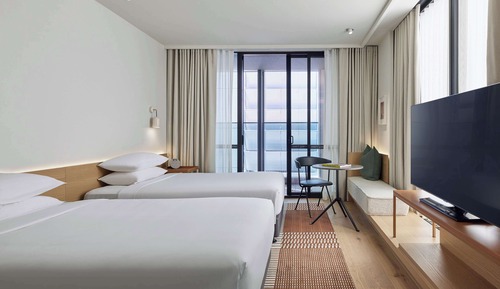 Habitación, 2 camas individuales, balcón