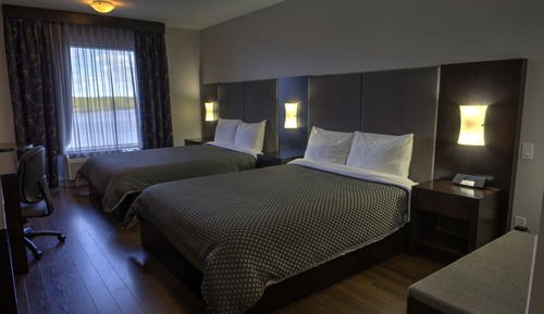 Habitación doble superior, 2 camas de matrimonio, vistas al río