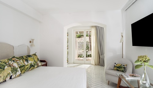 Habitación superior, terraza, vistas al jardín