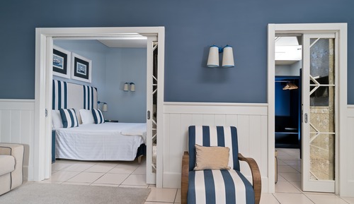 Suite, terraza, vistas al jardín (Blue)