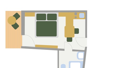 Apartamento de 1 habitación (Granat)