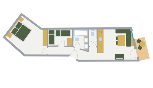 Apartamento de 2 habitaciones (Achat)