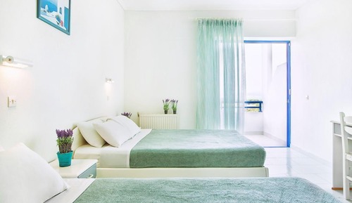 Habitación con 1 cama doble o 2 individuales, vistas al mar