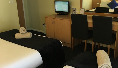 Habitación con 2 camas individuales