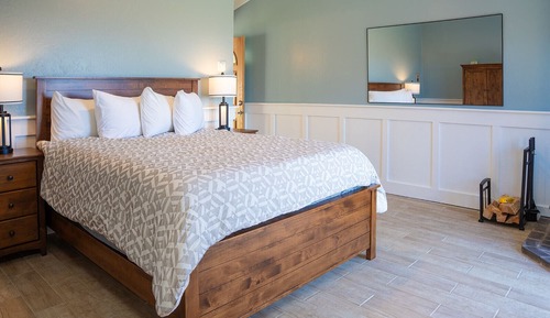 Habitación Premium, 1 cama de matrimonio, bañera de hidromasaje (Queen Bed, Fireplace, Private Spa)
