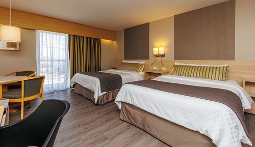 Habitación estándar, 2 camas de matrimonio, no fumadores