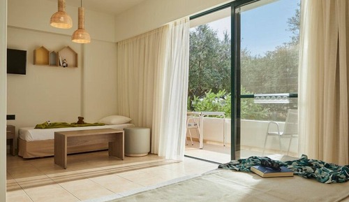 Apartamento, 1 habitación, vistas al jardín (sliding door)