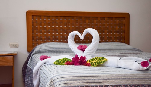 Suite, vistas a la piscina