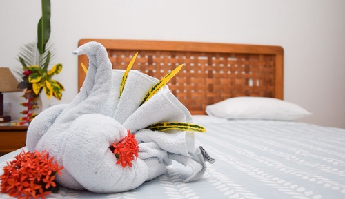 Habitación doble, vistas a la piscina