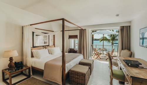 Habitación, frente a la playa