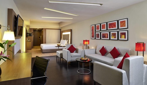 Suite estudio, 1 cama doble, Acceso al salón del club (Kitchenette)