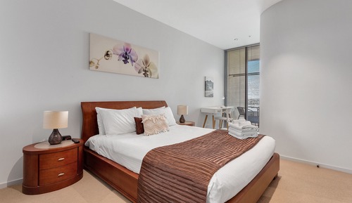 Apartamento Deluxe, 2 habitaciones, balcón, vistas al puerto