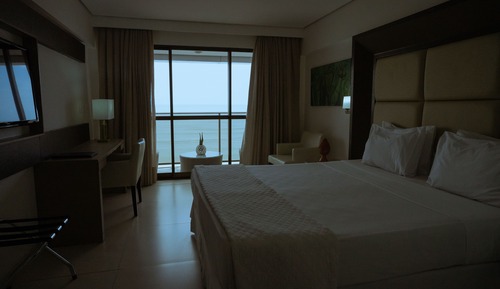 Habitación doble, balcón, vistas a la playa