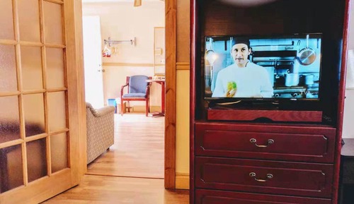 Estudio, varias camas