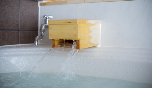 Habitación Premium con 2 camas individuales, no fumadores (Western Style Room with Private Onsen)