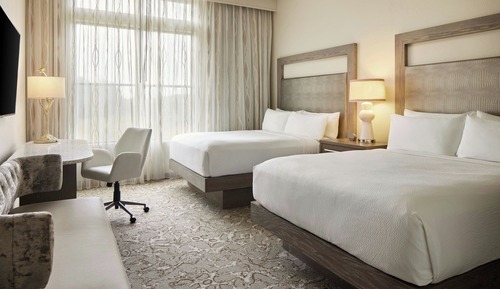 Habitación, 2 camas de matrimonio, no fumadores