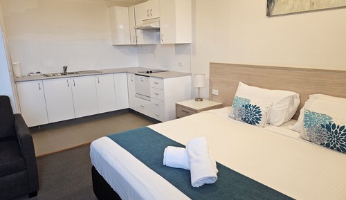 Suite estudio, 1 cama de matrimonio grande