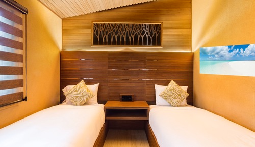 Casa de campo superior, 2 habitaciones, vistas al jardín (1 king bed, 2 single beds)