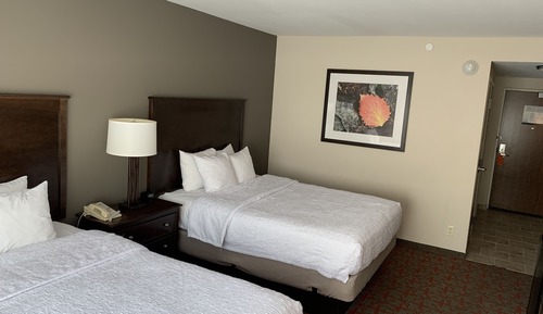 Habitación, 2 camas de matrimonio, accesible para personas con discapacidad (Hearing)