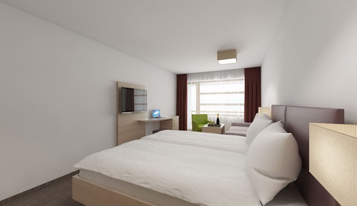 Habitación doble, balcón, vistas a la montaña (Krokus)