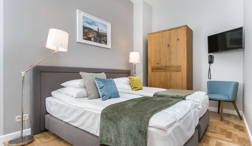 Habitación con 2 camas individuales