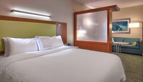 Estudio, 1 cama de matrimonio grande con sofá cama (Mobility/Hearing Accessible, Tub)