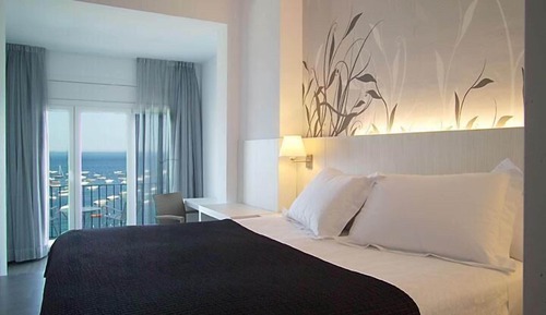 Habitación estándar doble, balcón, vistas al mar