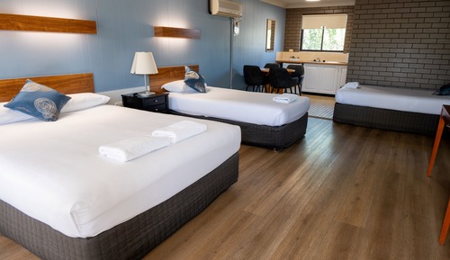 Habitación familiar con 1 cama doble o 2 individuales, 1 habitación, microondas