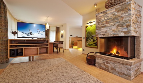 Suite de lujo, sauna, vistas a la montaña