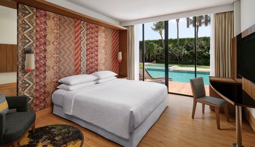 Habitación, 2 camas individuales, no fumadores, acceso a la piscina