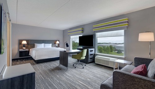 Estudio, 1 cama de matrimonio grande, no fumadores, frigorífico y microondas (Wet bar)