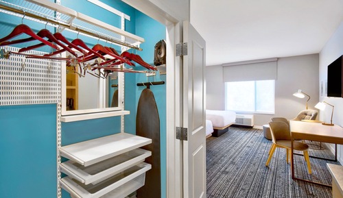 Estudio, 1 cama de matrimonio grande