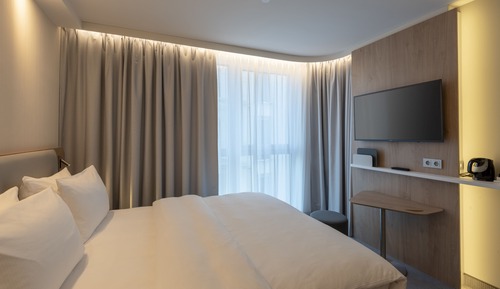 Habitación estándar, 1 cama de matrimonio con sofá cama