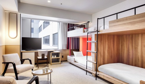Habitación cuádruple, no fumadores (Loft Bed for 4 Guests)