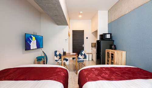 Habitación básica doble, 2 camas dobles