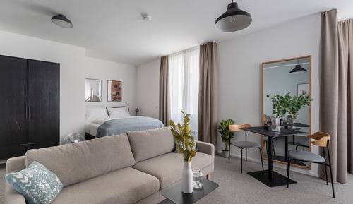 Suite XXL with seating area