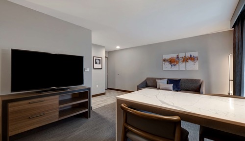 Estudio, 1 cama de matrimonio grande, accesible para personas con discapacidad (Mobility & Hearing)