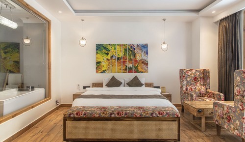 Habitación Premier, bañera, vistas al río