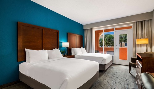 Habitación estándar, 2 camas de matrimonio, no fumadores, balcón