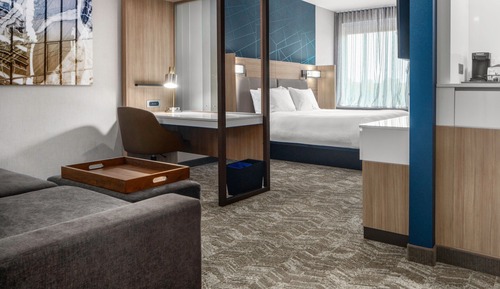 Suite, 1 cama de matrimonio grande (Mobility/Hearing Access, Roll-In Shwr)